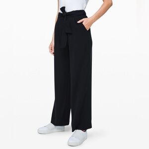 Lululemon Athletica Black Noir Pant (wide leg)